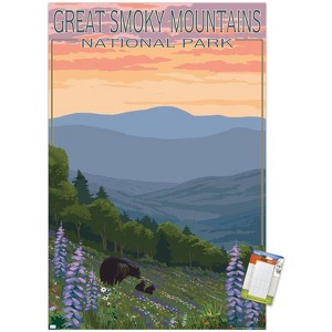 Trends International Lantern Press - Great Smoky Mountains Spring Flowers Unframed Wall Poster Prints - 1 of 4