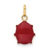 Black Bow Jewelry 14k Yellow Gold 3D Red Enameled Ladybug Charm, 11mm - 3 of 4
