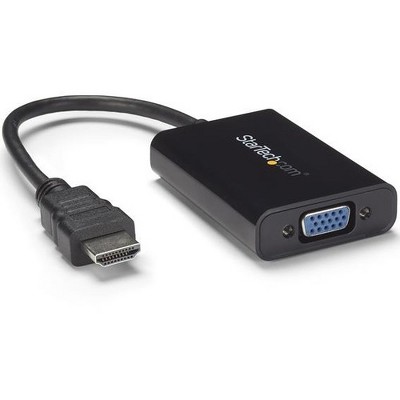 StarTech.com HDMI to VGA Video Adapter Converter with Audio for Desktop PC / Laptop / Ultrabook - 1920x1200