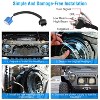 iMountek"7-Inch 40W LED Headlight with 3800LM Halo, DRL, Turn Light, High/Low Beam for Honda, Yamaha, Jeep"Black - 3 of 4