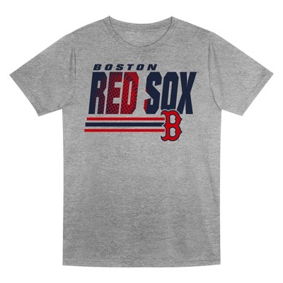 MLB Boston Red Sox Boys' Gray Poly T-Shirt