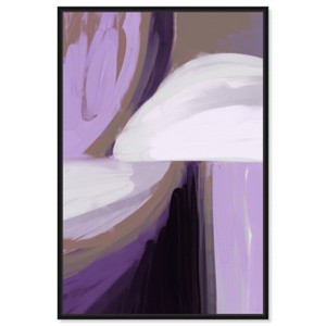 Art Remedy Fashion Fest Amethyst and Earth Combo Retro Abstract Wall Art Framed - 1 of 4