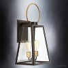 Urban Ambiance Luxury Modern Farmhouse Outdoor Wall Light,  23.625"H x 11.25"W,  Olde Bronze Finish, UHP1000 - 3 of 4