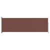 vidaXL Side Awning Brown Polyester with PU coating 78.7 in x 236.2 in - 2 of 2