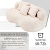 CAVINAS Bean Bag Chair for Adults and Kids, Durable Comfort Lounger High Back Bean Bag Sofa, Indoor & Outdoor - 3 of 4