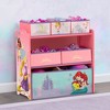 Delta Children Disney Princess 6 Bins Toy Organizer with Reusable Stickers - 2 of 4