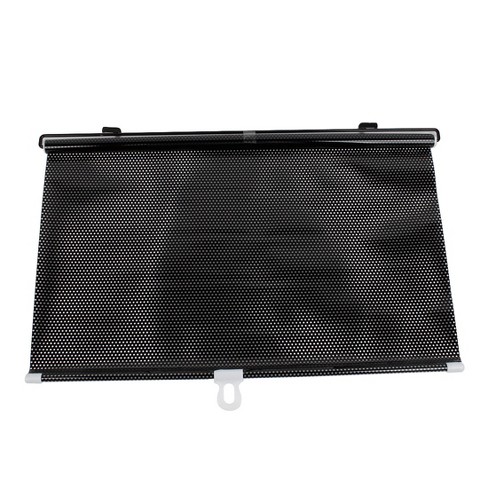 Unique Bargains Retractable Car Front Side Window Sun Shade 50cm x 130cm Black - image 1 of 3