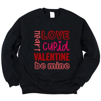 Simply Sage Market Women's Graphic Sweatshirt Valentine's Words
