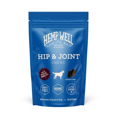 Hemp Well Hip & Joint Dog Soft Chews for Comfort and Mobility