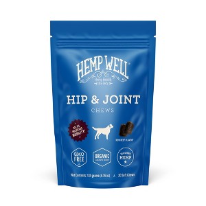 Hemp Well Hip & Joint Dog Soft Chews for Comfort and Mobility - 1 of 4