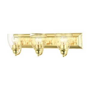 Livex Lighting Birmingham 3 - Light Vanity in  Polished Brass - 1 of 1