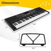Costway 61-Key Electronic Keyboard Piano w/ 300 Rhythms 300 Timbres 50 Demo Songs - 2 of 4