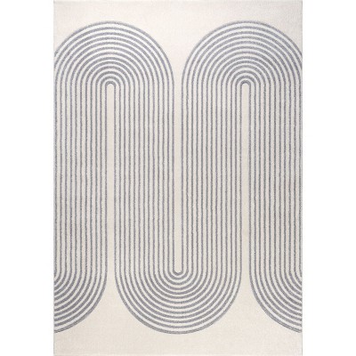 Nuloom Naya Contemporary Abstract Indoor Area Rug, 9' X 12', Grey : Target