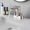 Cobbe Centerset 2-handle Waterfall Bathroom Faucet with Drain Assembly - 4 of 4