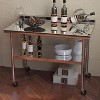 Stainless Steel Table, Heavy-Duty Metal Commercial Prep Table with Open Storage Racks for Restaurant Kitchens, Home, Hotels, Food Preparation - 2 of 4