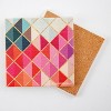 4pk Ceramic Rainbow Diamond Print Coasters - Thirstystone : Target