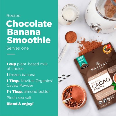 Navitas Organics Unsweetened Cacao Powder - 8oz