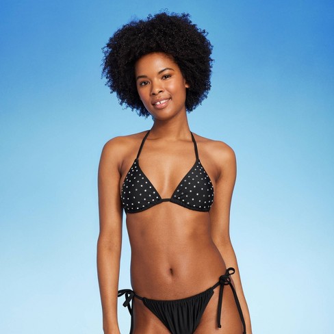 Women's Crochet Tie-front Bralette Bikini Top - Wild Fable™ : Target