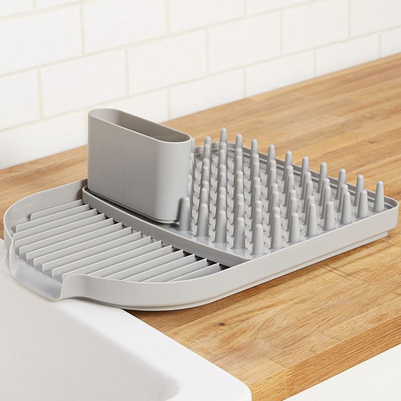 The Lakeside Collection Dish Drying Rack - Airdry Dishes Near Sink with Flatware Holder, 5 of 6