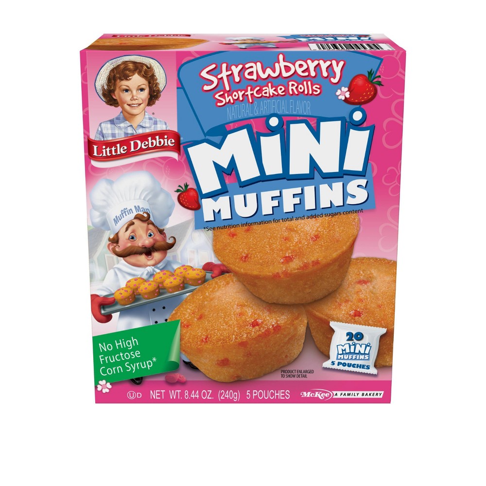 Little Debbie Strawberry Shortcake Mini Muffins - 8.44oz