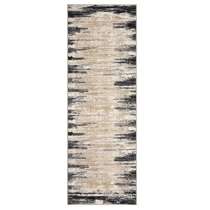 Modern Abstract Washable Living Room Bedroom Area Rugs, Soft Large Non Slip Floor Carpet for Home Office - 1 of 4