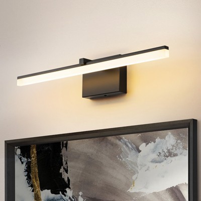 Rennnsan Isovelle 22"W Hardwired Linear Modern LED Dimmable Picture Light in Black