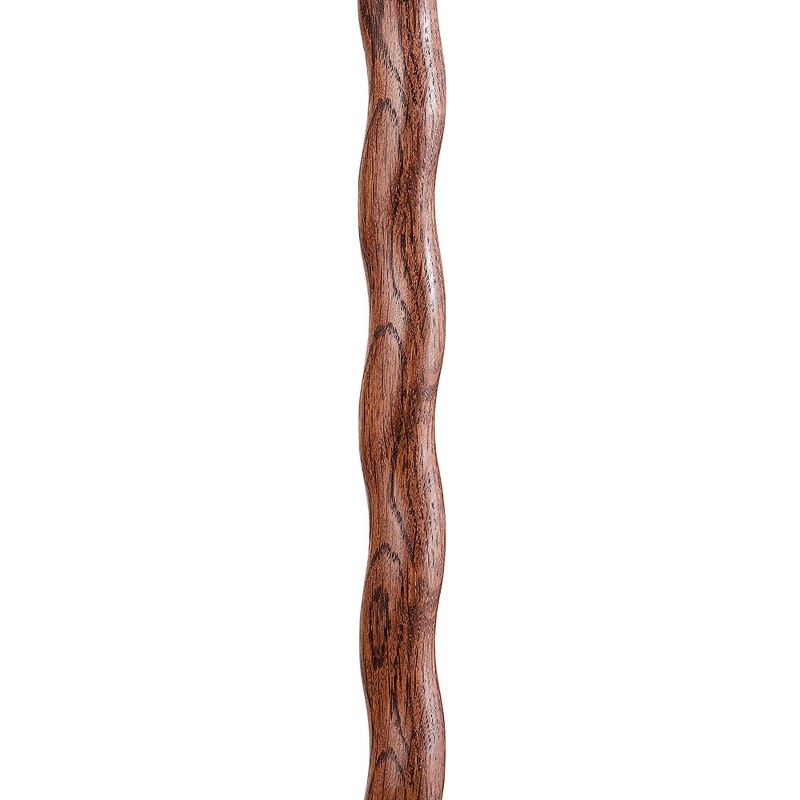 Brazos Twisted Fitness Walker Red Wood Walking Stick 48 Inch Height, 2 of 5