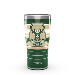 NBA Milwaukee Bucks 20oz Hype Stripes Stainless Steel Tumbler - 1 of 3
