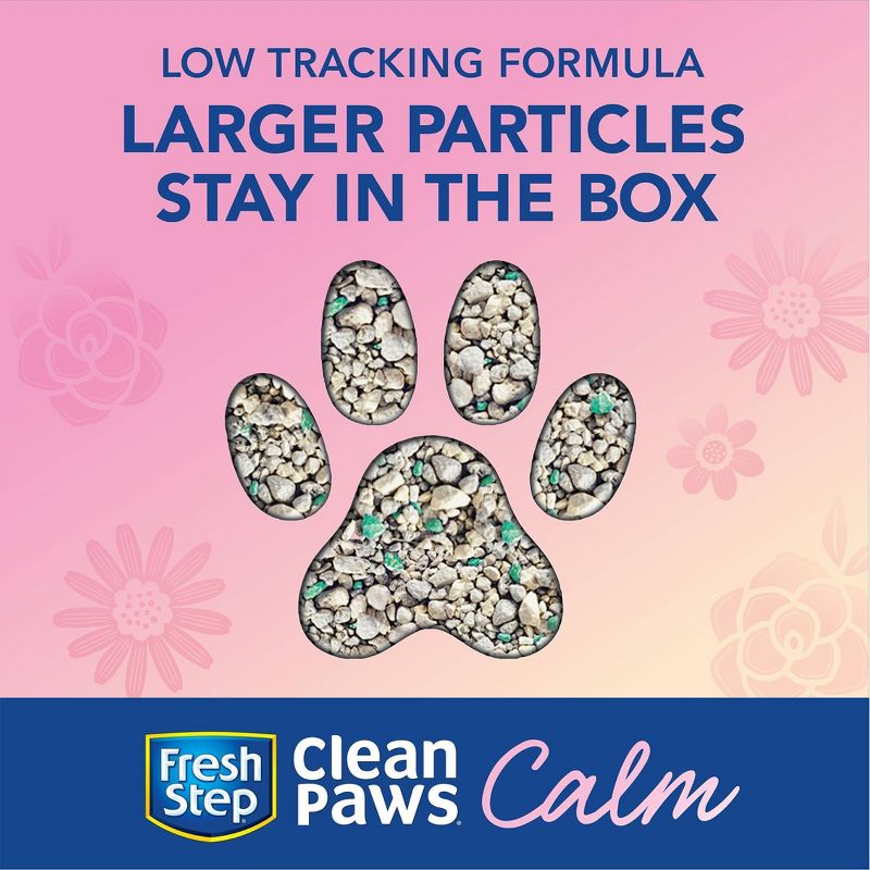 Fresh Step Clean Paws Calm Cat Litter - 22.5lbs, 5 of 15