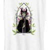 Women's - Disney Princess - Sleeping Beauty Floral Maleficent Short Sleeve Graphic T-Shirt - 2 of 4