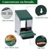 Slickblue Chicken Coop Nesting Box, Hen-Friendly Design, Steel & Plastic, Single to Triple Compartment, Red/Green - 3 of 4