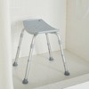 McKesson Bath Bench 19.25" W 11-1/2 Inch Seat Depth 300 lbs. Weight Capacity 146-12203KD-4, 4 Ct - 3 of 3