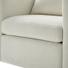 Swivel Ultra-Soft Performance Fabric Barrel Chair with Reversible Seat, Pocket Coil Cushion, and 360-Degree Swivel - 3 of 4