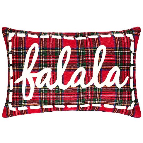 The Lakeside Collection Tartan Plaid Lodge Embroidered Accent Pillows Falala Target