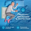 Inspire Underpads Super and Ultra Absorbent Disposable Bed Pads (36" X 36" Pack of 50) - 2 of 4