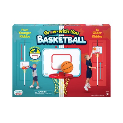 Chuckle & Roar Grow-with-You Toy Basketball Set
