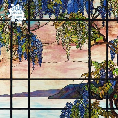 Adult Jigsaw Puzzle Tiffany Studios: View of Oyster Bay (500 Pieces) - (500-Piece Jigsaw Puzzles) (Hardcover)