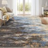 Modern Abstract Living Room Area Rug for Home Decor, Large Soft Non Slip Washable Carpet for Bedroom Dining Room - 3 of 4
