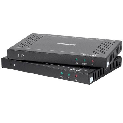 Monoprice Blackbird 4K Pro HDBaseT Extender Kit - 100m With PoH, RS232, HDCP 2.2