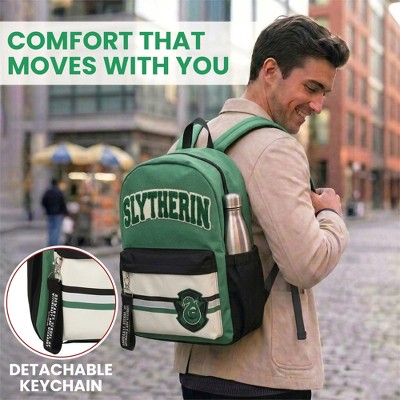 Harry Potter Slytherin Crest 16.5" Adult Green Backpack — фото 4