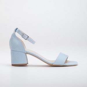 Iva - Baby Blue Suede Sandals | Forever & Always Shoes - 1 of 4