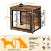Yaheetech Industrial Multi-functional Dog Crate Furniture Wooden Dog Kennel - 3 of 4