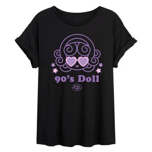 Women's - Polly Pocket - 90S Doll Polly Pocket Oversized Graphic T-Shirt - 1 of 4
