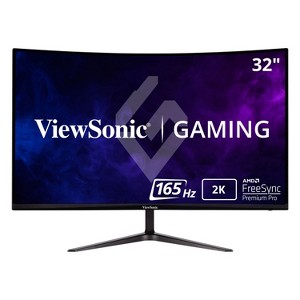ViewSonic VX3218C-2K 32 Inch Curved 1440p 1ms 165Hz Gaming Monitor with AMD FreeSync Premium, Eye Care, HDMI and Display Port - 1 of 4