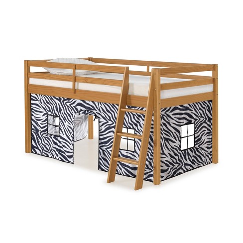 Twin Roxy Junior Loft Bed With Zebra, Zebra Bunk Bed