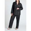 ELOQUII Women's Plus Size Shiny Pinstripe Blazer - 4 of 4