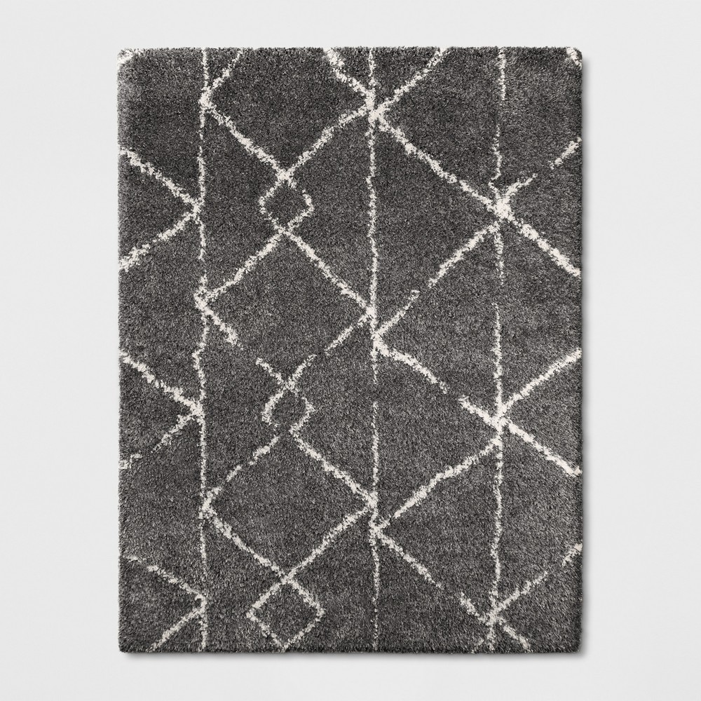 9'x12' Geometric Design Woven Area Rugs Gray - Project 62™