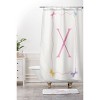 Deny Designs April Lane Art Simple Bow Monogram Shower Curtain - 3 of 3