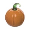 Transpac Mini Glass Pumpkin Figurine Set of 3 for Fall Decorative Home Accents Perfect for Autumn Decor and Seasonal Displays - 2 of 4