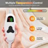 Inhand Wearable Heated Throw Blanket Shawl - 50"x60" Flannel Electric Robe Blanket Hoodie for Winter 5-Position Timer 10 Heating Levels - 4 of 4